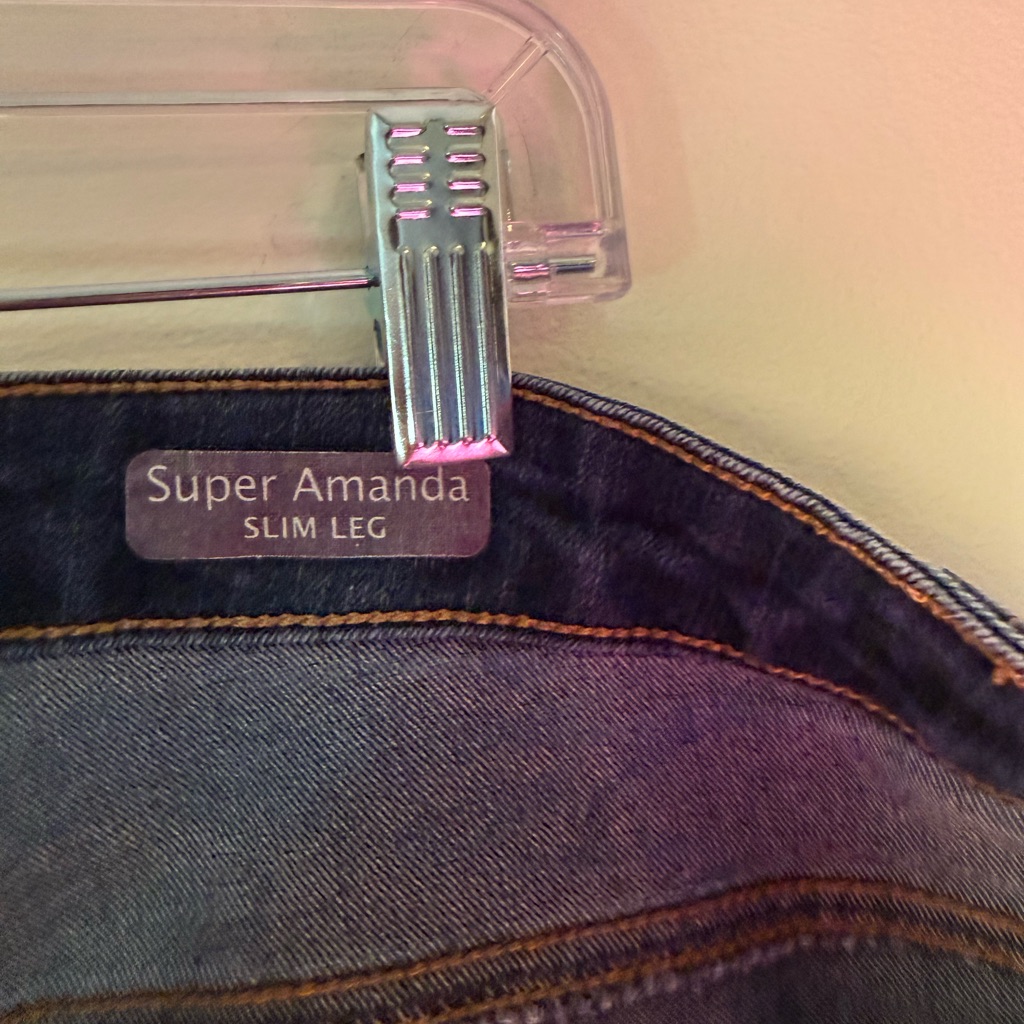 Gloria Vanderbilt Super Amanda Skinny Jeans - Dark Blue